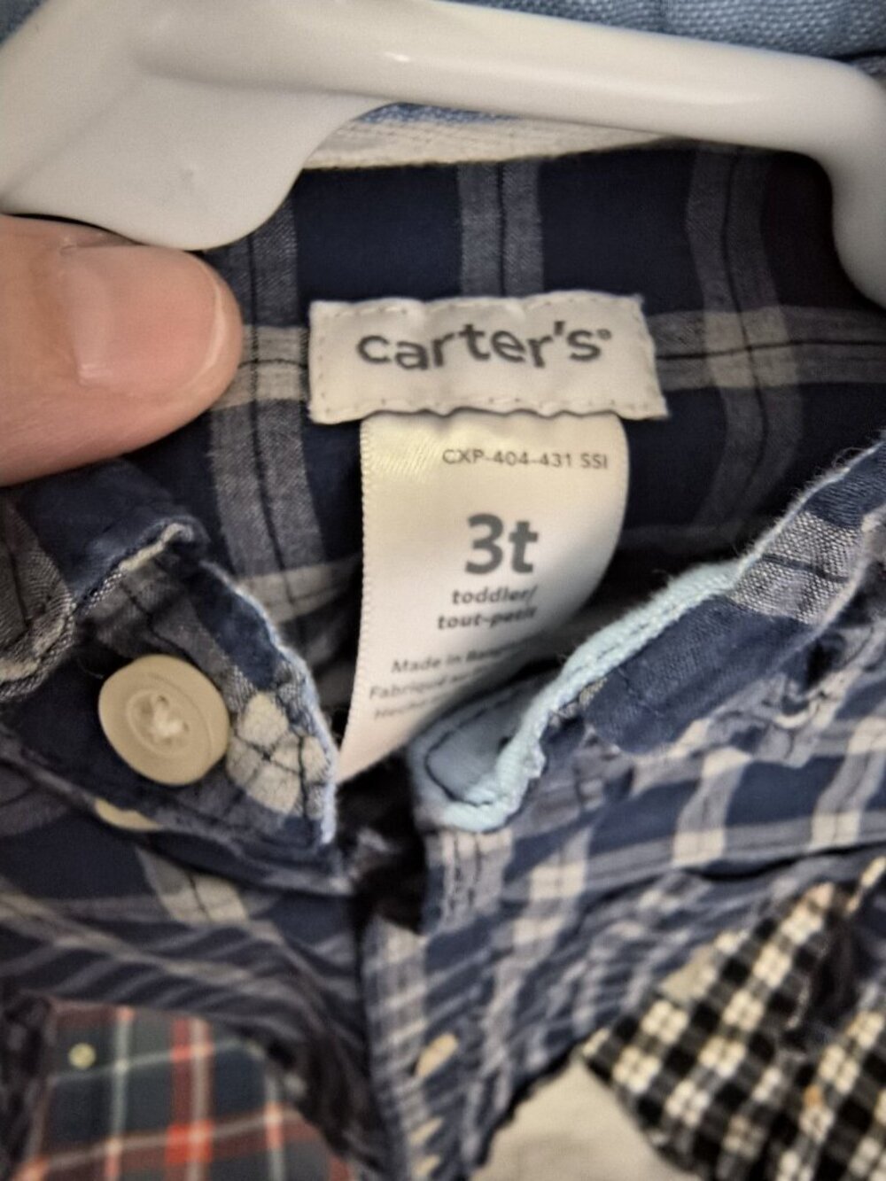 Boys Lot of 11 Size 3T Long Sleeve Shirts Button Down Carter's, Old Navy, Ball4 - Picture 16 of 16